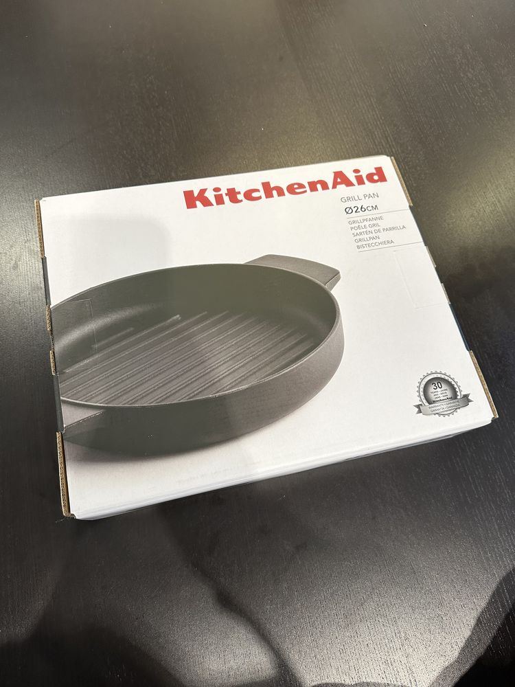 Grelhador Kitchenaid 26cm Novo a estrear