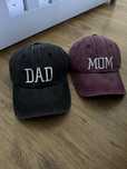 Zestaw czapek DAD MOM czapka