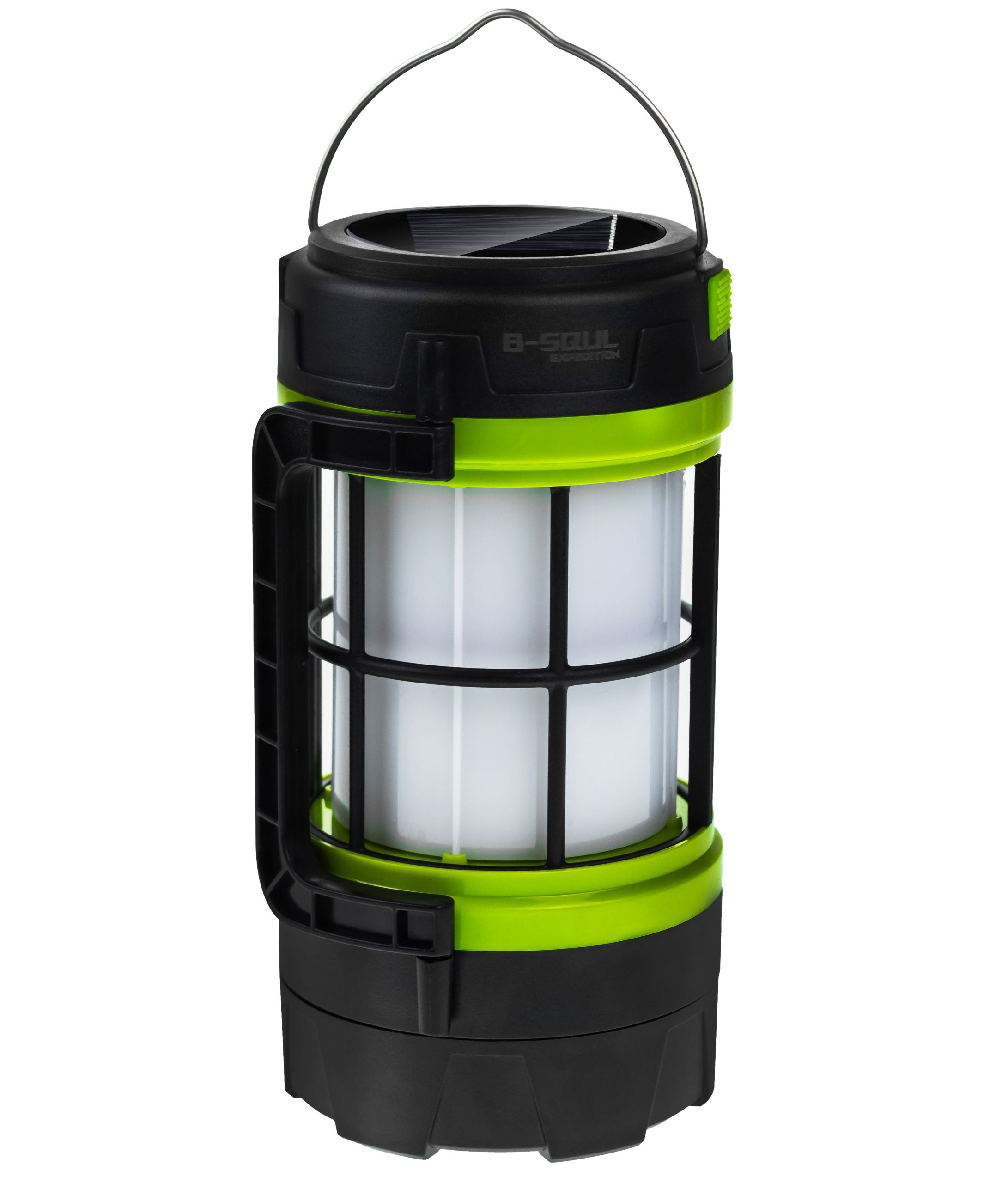 Latarka lampa kempingowa solarna LED powerbank USB mocna 2w1 ładowarka