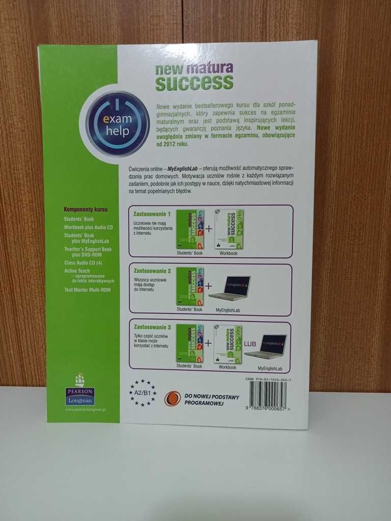 Angielski - New Matura Success Pre-Intermediate SB