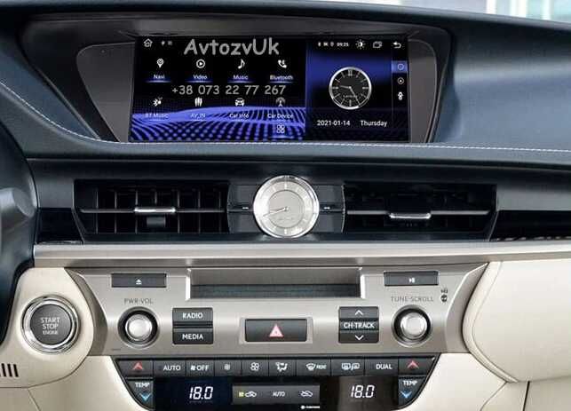Android LEXUS ES Лексус ЕС ES350 Магнитола мультимедия CarPlay Монитор