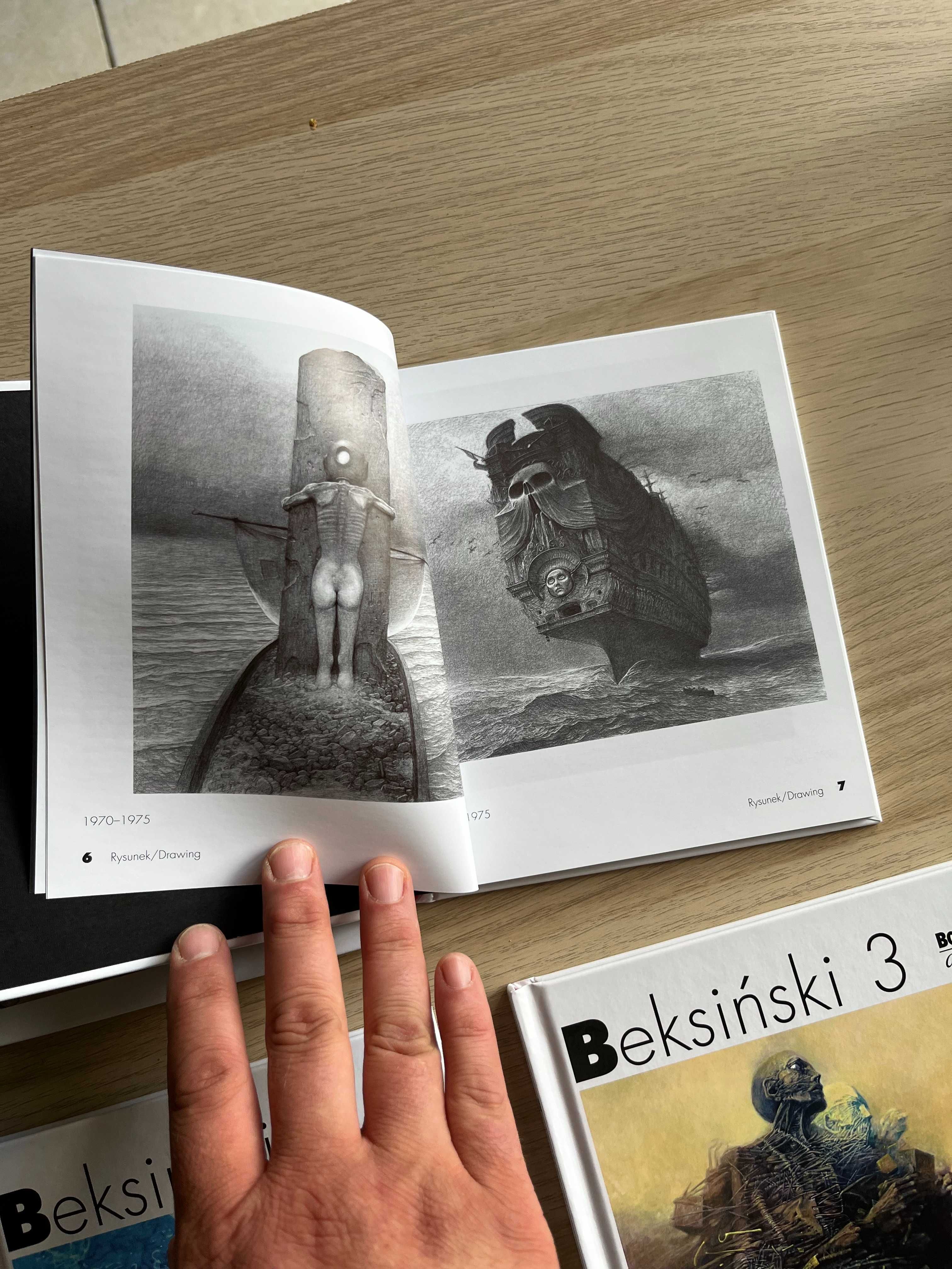 Beksiński album 1-4 w obwolucie ; Bosz ; stan idealny