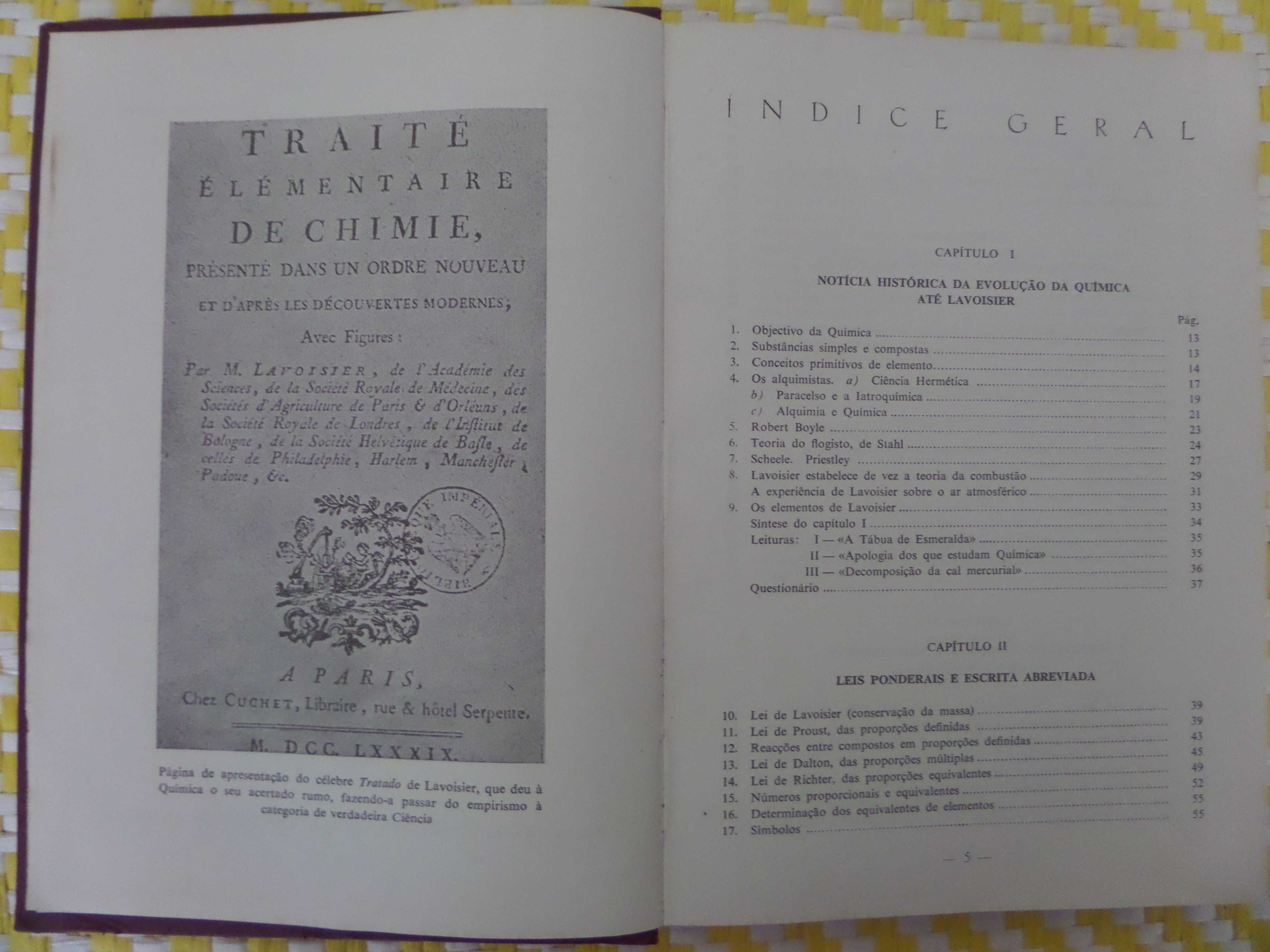 Compêndio de química para o 6º ano dos liceus – 1963