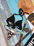 H&M Sexi bikini stringi panterka XS/S