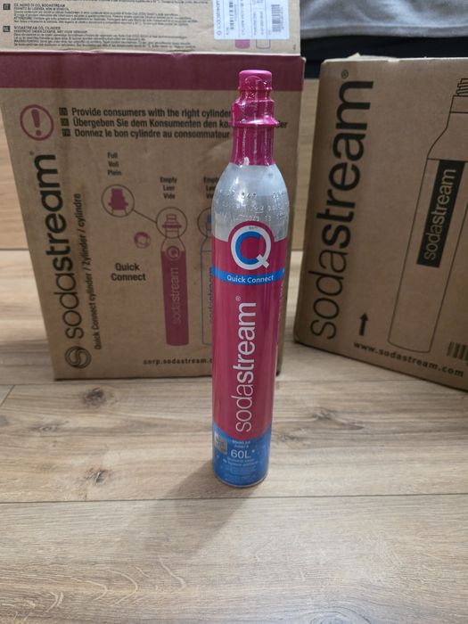 Sodastream nabój pełny nowy różowy