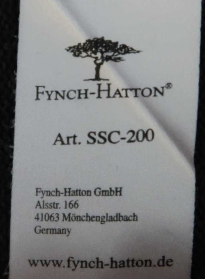 Fynch-Hatton sweter męski szary Rozmiar XL supersoft cotton bawełna