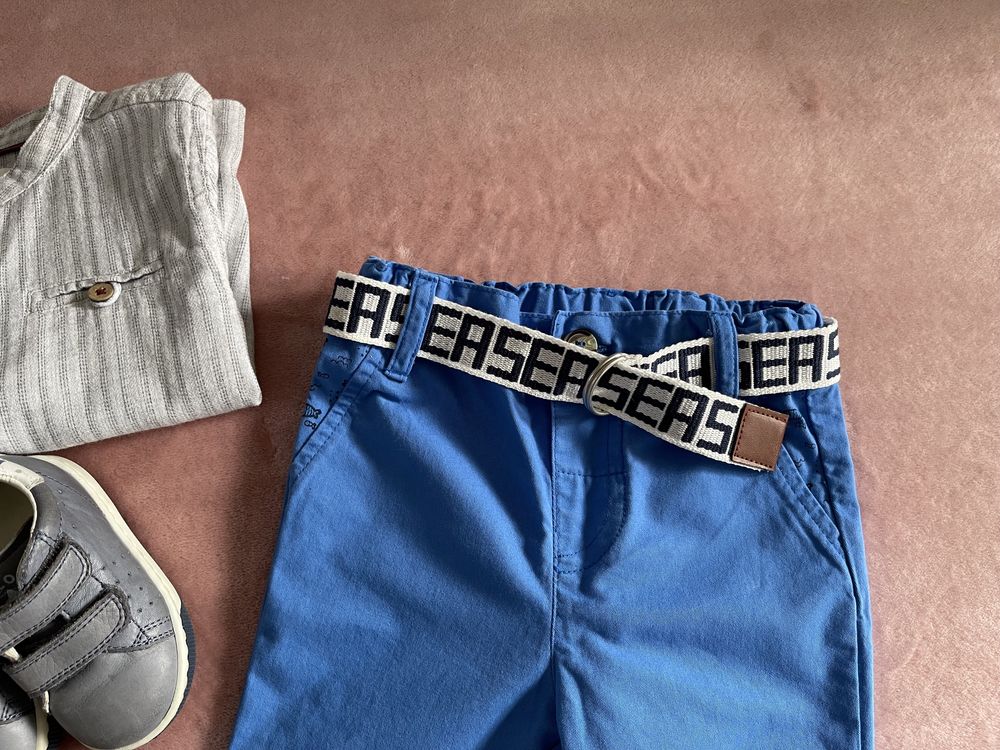 NOWE Spodnie eleganckie materiałowe - rozmiar 74/80