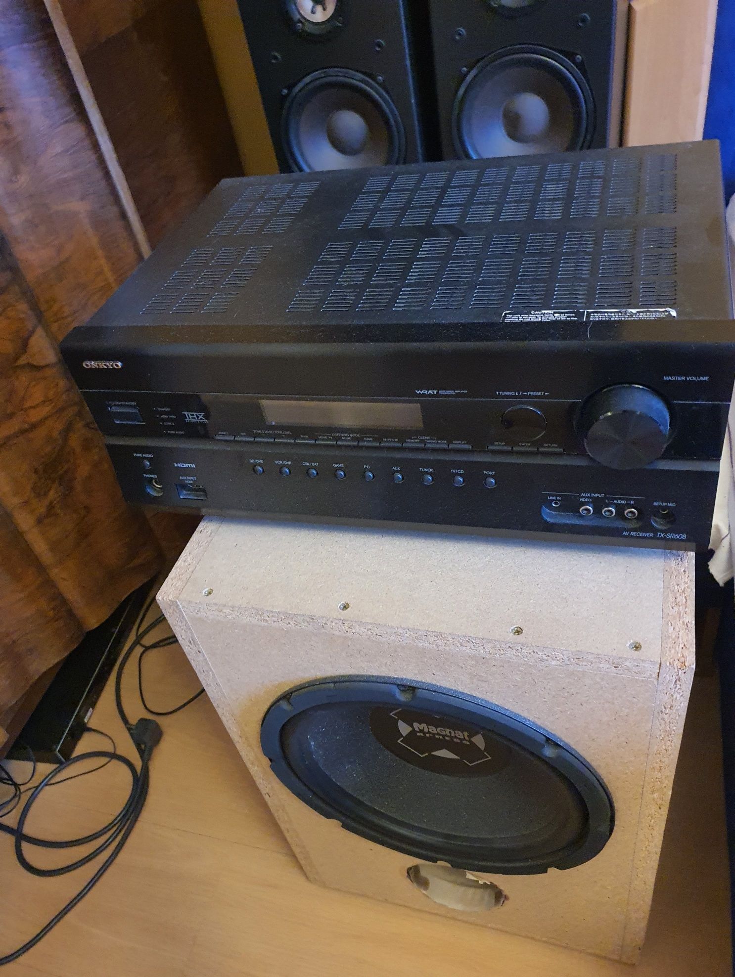 Onkyo tx-sr608 plus zestaw glosnikow