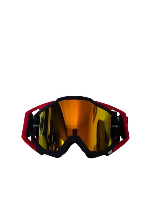 Gogle Czarne Cross Narty Quad Rower Hulajnoga ATV Off-Road Snowboard