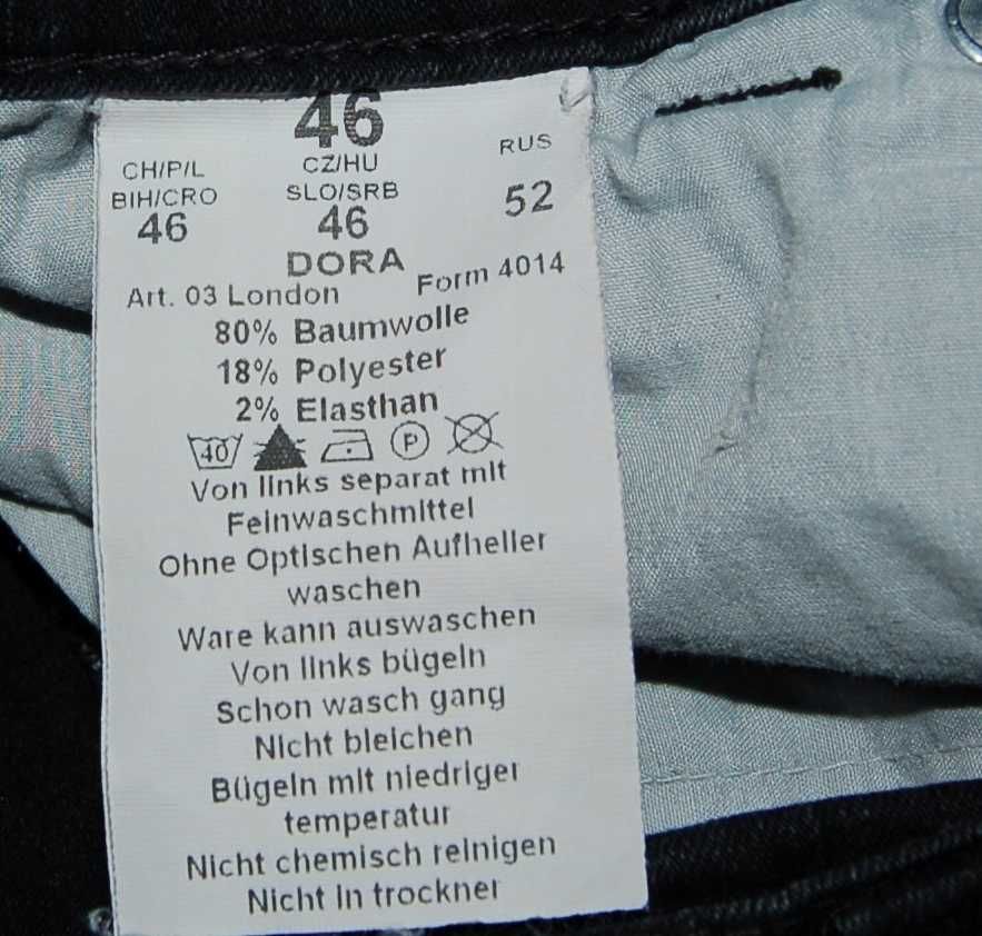 COMFORT FIT DORA 46 jeansy damskie proste z elastanem