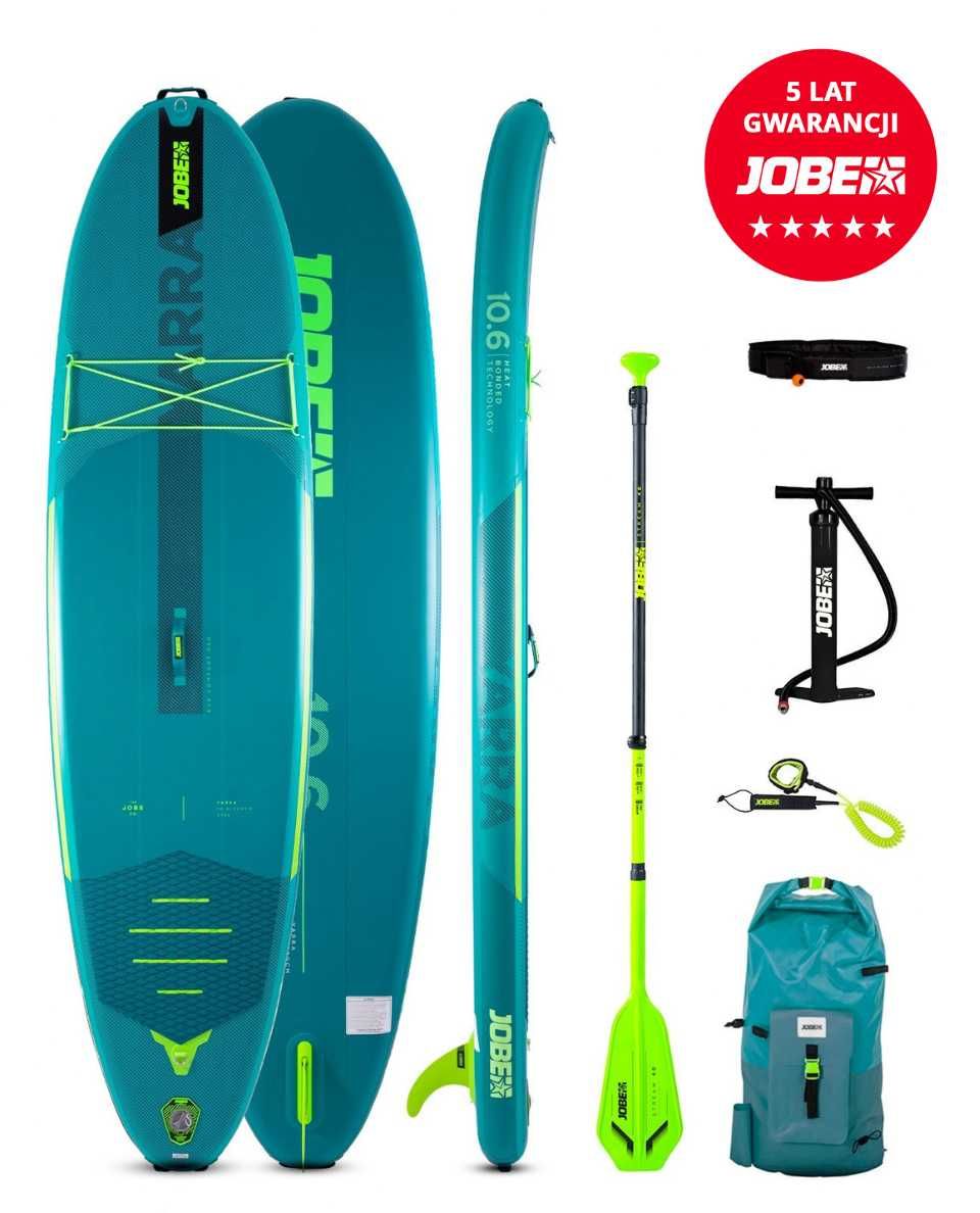 DESKA SUP JOBE YARRA TEAL 10.6 POMPOWANA wiosło paddleboard 2024 TOP!