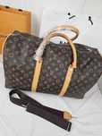 Torba Louis Vuitton duza podrozna kuferek nowa logowana HIT brazowy