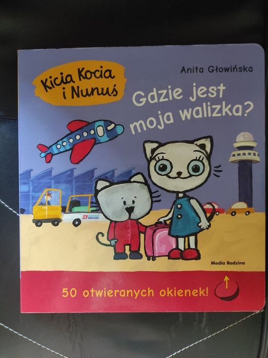 Kicia kocia gdzie jest moja walizka książka z okienkami