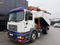 Самоскид MAN 19.343 з краном маніпулятором Hiab 1265 AWV