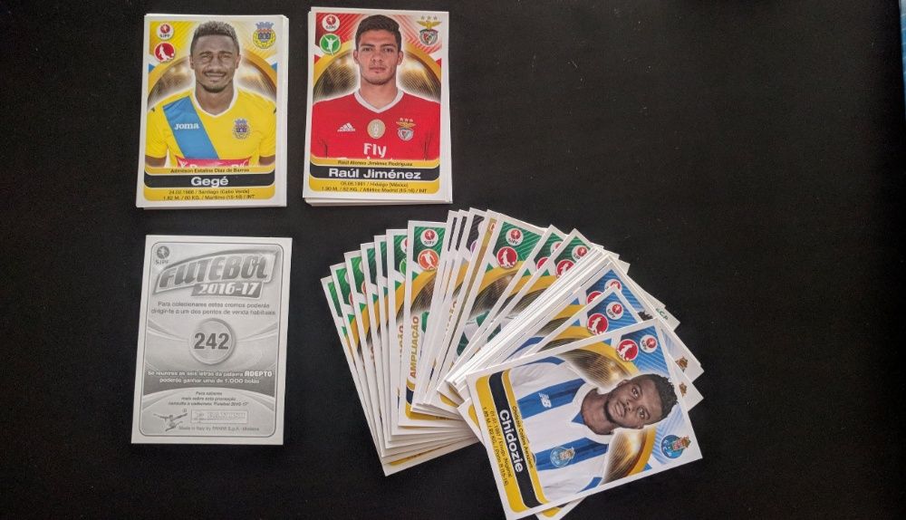 Futebol 2016-17 - Cromos
