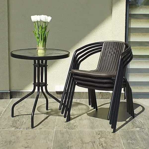 Садові меблі, садовий стіл, стілець, комплект для саду