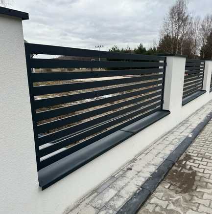 Ogrodzenie palisadowe lamele poziome palisada pozioma PRODUCENT!