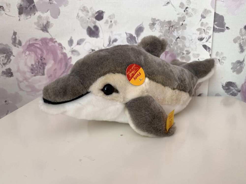 Steiff 063329 Delfin, maskotka vintage