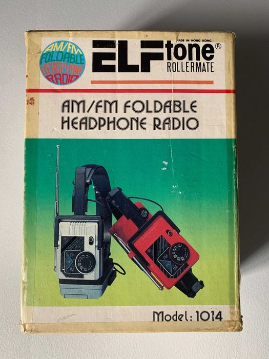 Vintage AM/FM Foldable Headphone Radio