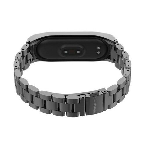 Pasek TECH - Protect Stainless do Xiaomi Mi Band 5/6/6 NFC czarny