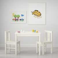 Столик і стільчик Ikea KRITTER дитячий