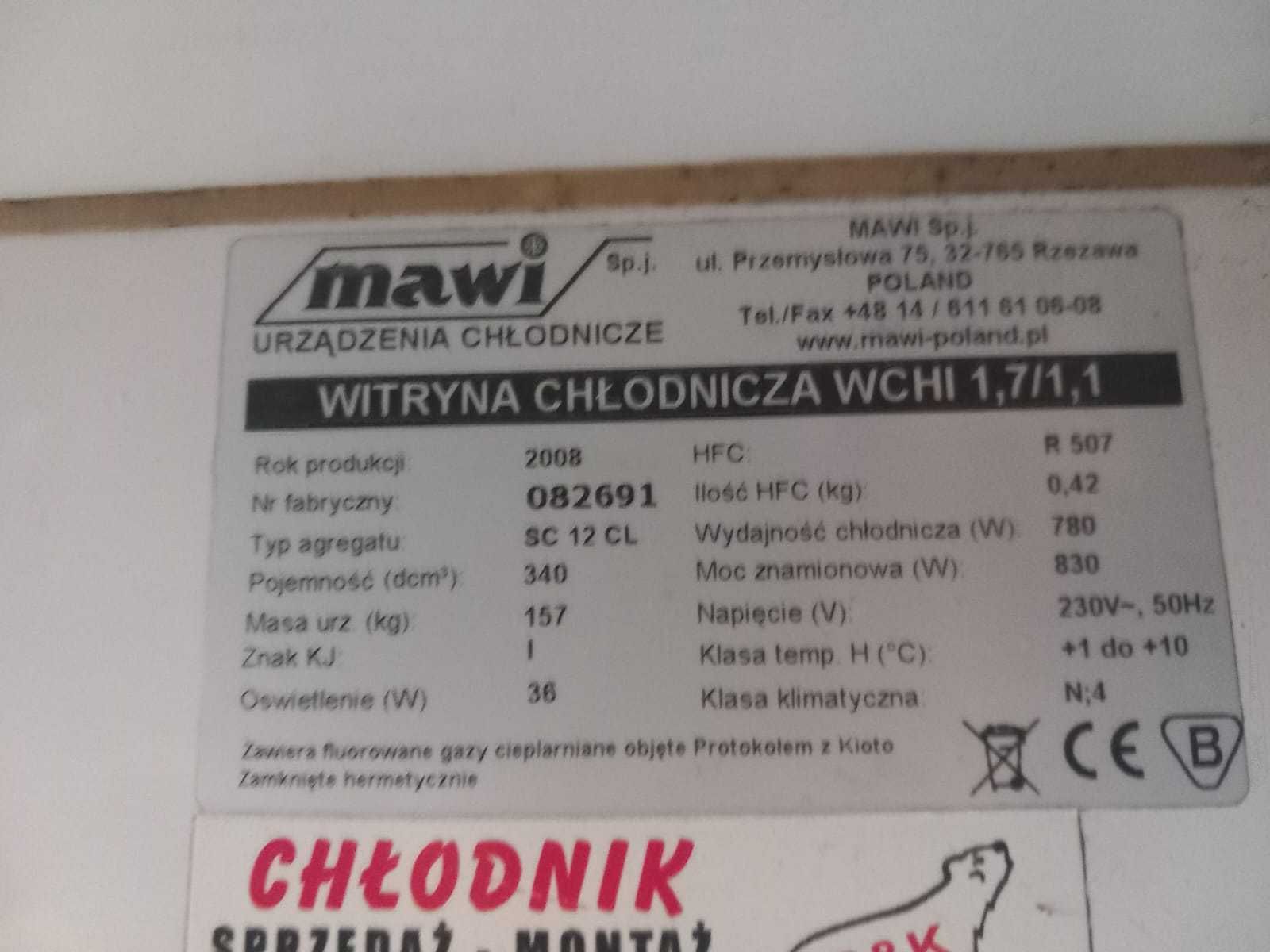 Witryna Lada Chłodnicza MAWI 100% sprawna