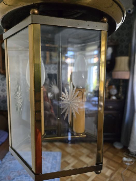 Lampa wisząca żyrandol latarenka Kalisz