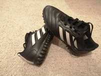 Chuteiras de futebol pretas Adidas, criança / menino, tamanho 28