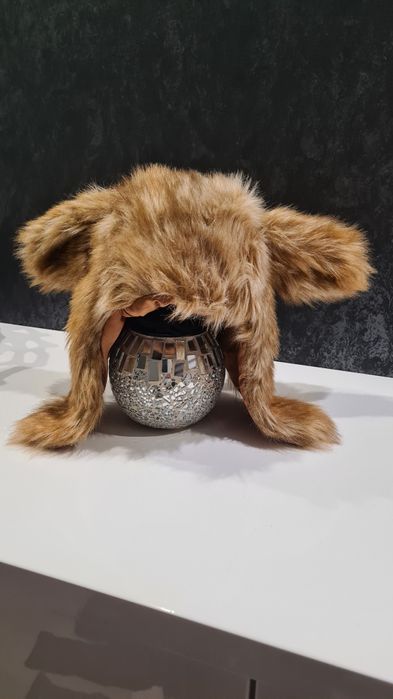 Czapka królik futerko