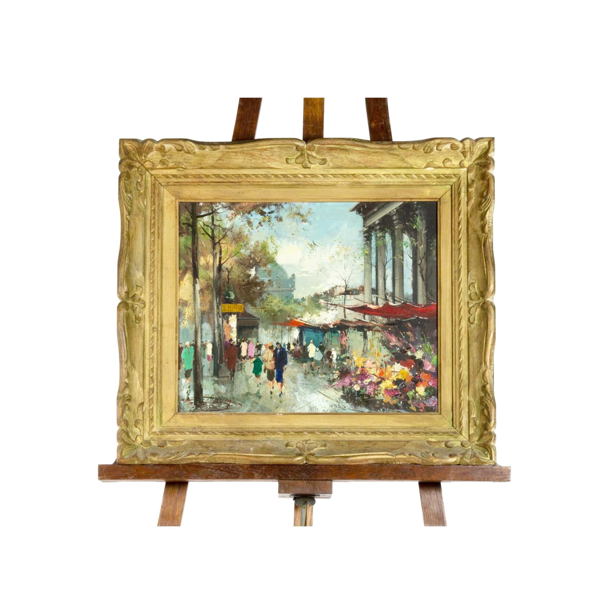 Pintura Impressionismo mercado Paris François Claver | século XX