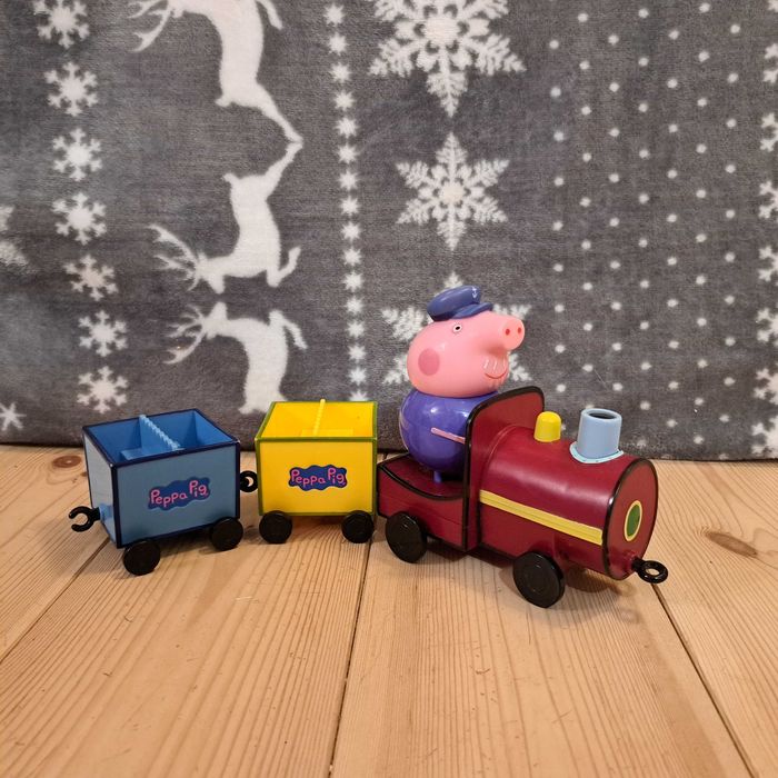 Pociąg dziadka Peppy jak nowy