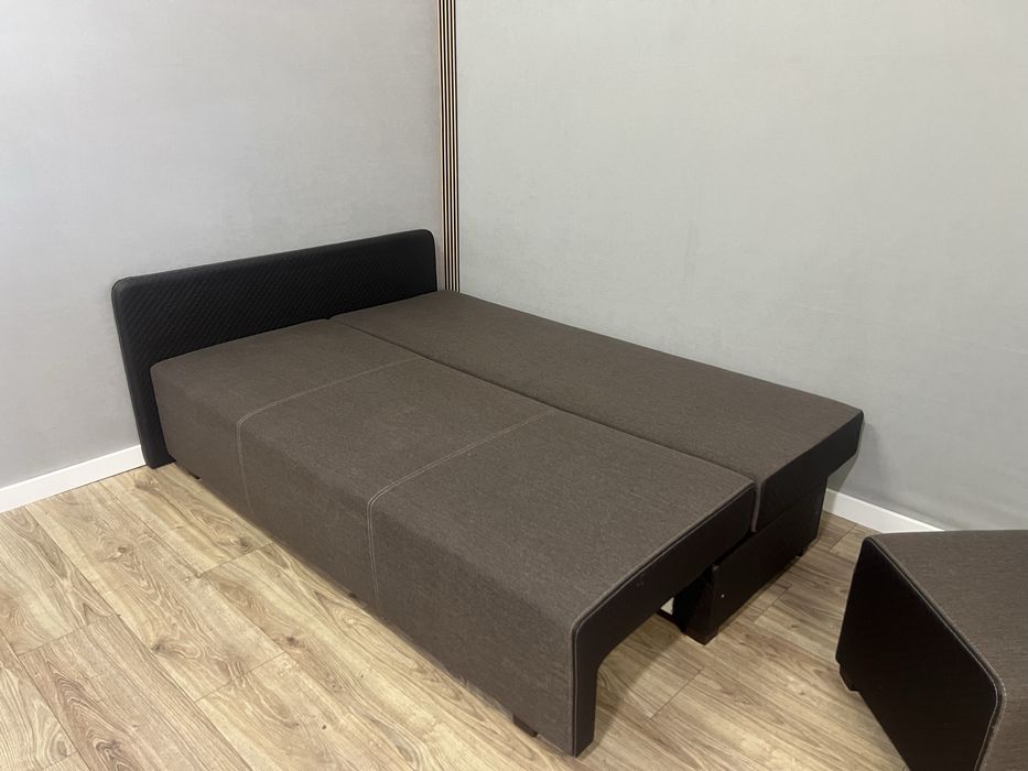 Narożnik ala kanapa brąz poduszki rozkładany sofa DOSTAWA !!!