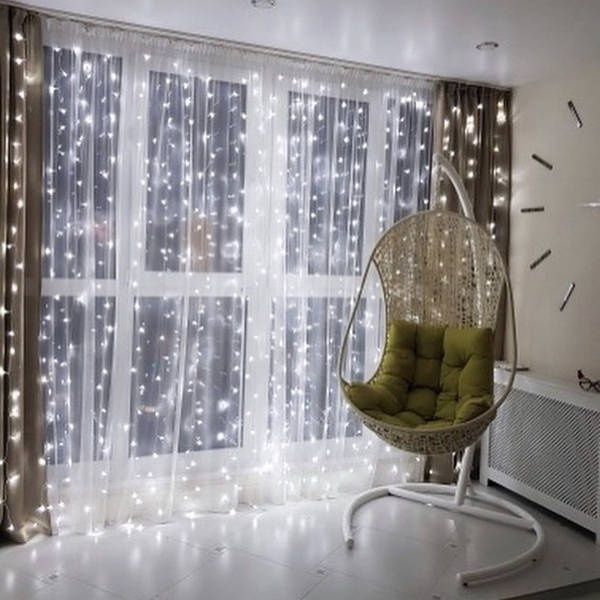 Гірлянда-штора Роса 240 LED розмір 2*2 м