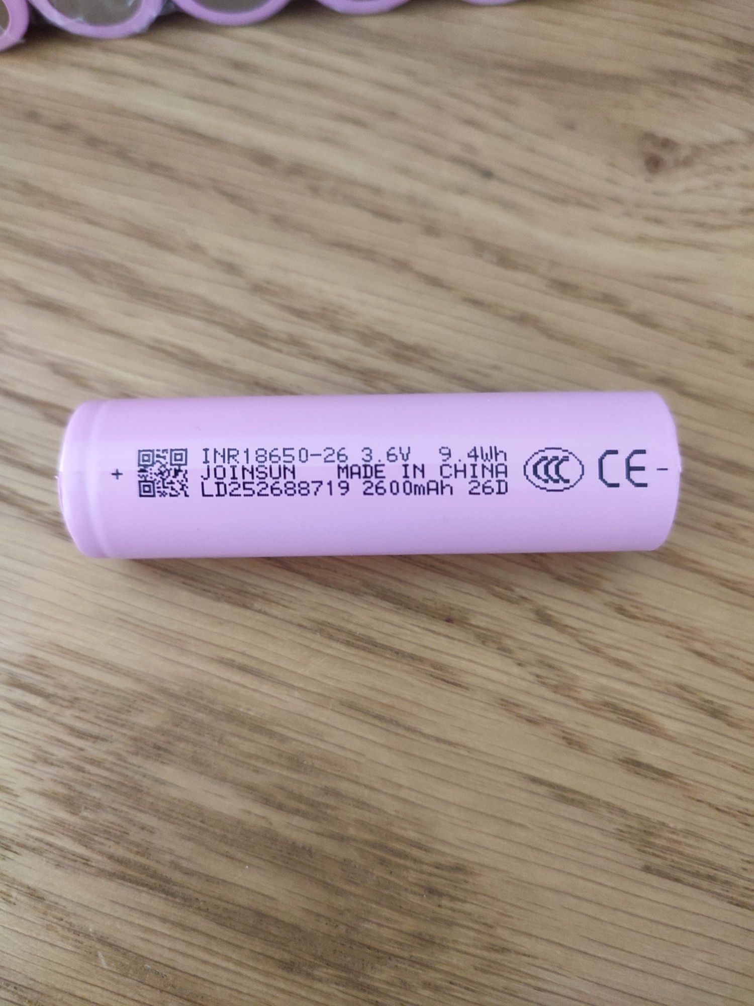 50 Pilhas Lítio 18650 de 2600mah Novas!