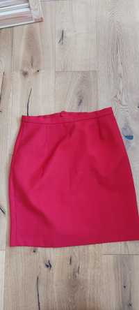 Spódniczka mini czerwona vintage