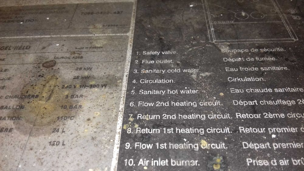 Caldeira gasóleo, pouco uso