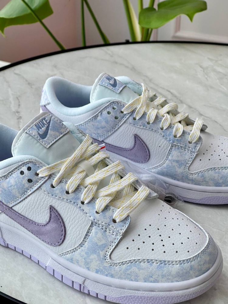 Кросівки Nike Dunk Low Purple Pulse White/ Light Blue 36-41