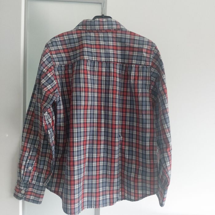 Bawełniana koszula w kratkę H&M rozm. 146