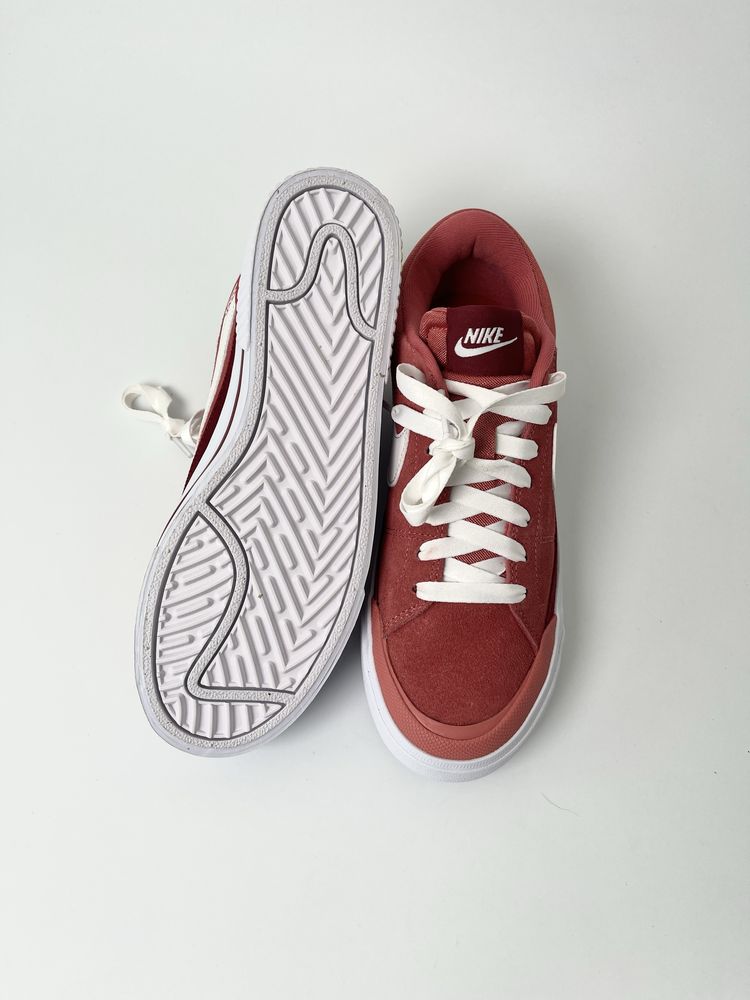 Оригинал Nike Court Legacy Lift (FJ1986 600) на платформе кроссовки