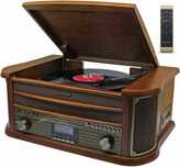 Soundmaster NR545 radio cyfrowe DAB + FM  z gramofonem CD BT RDS