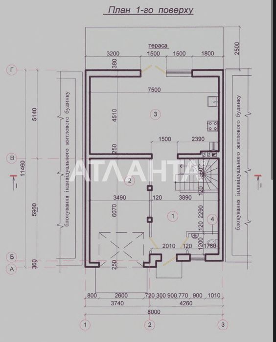 Таунхаус з гаражем, підвалом і місцем під авто на вул. Горіхівській