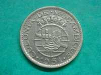 803 - Moçambique: 1 escudo 1951 alpaca, por 13,00
