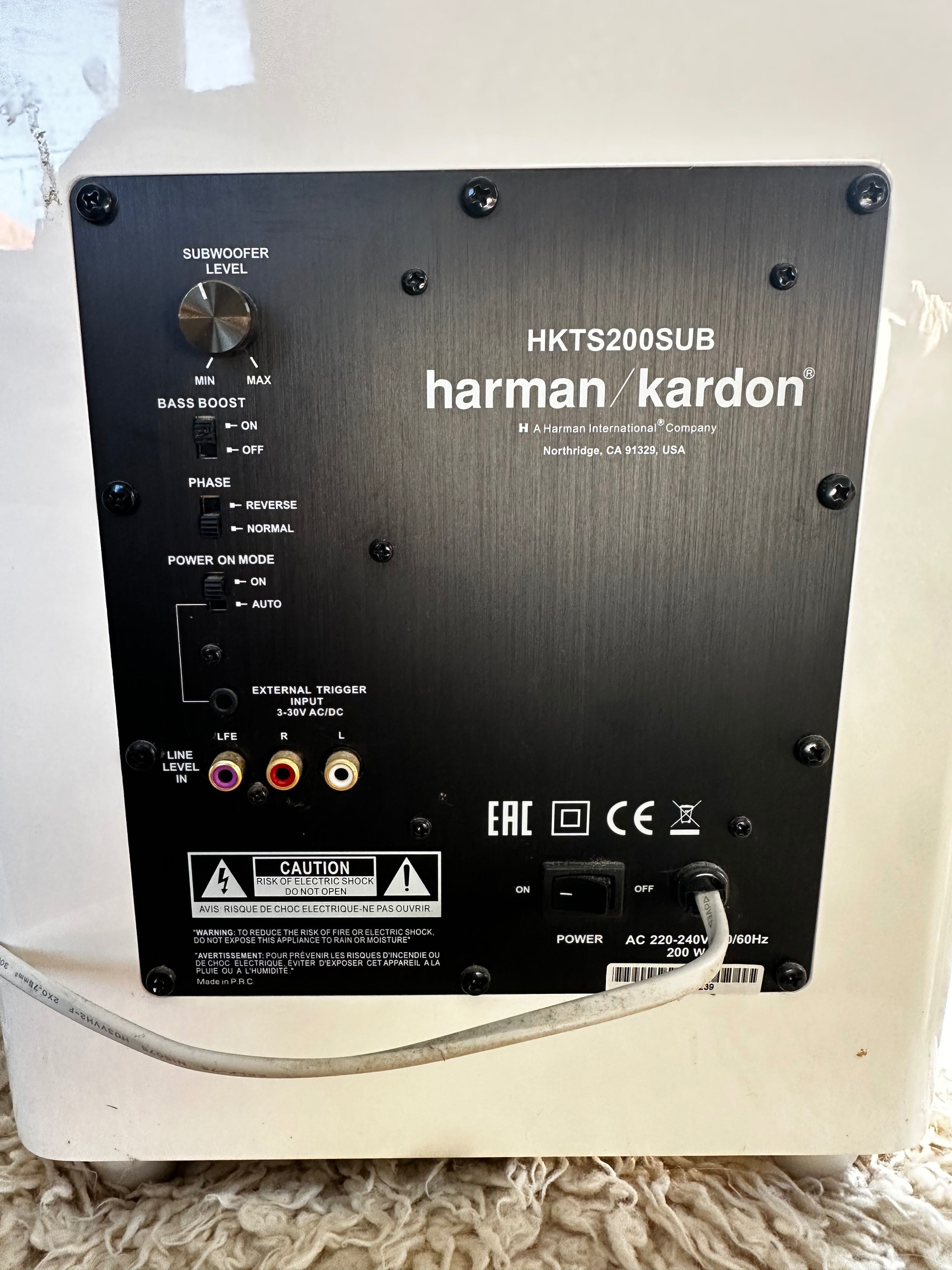 Sistema de Som Harman Kardon BDS 580 - 5.1 Home Theater