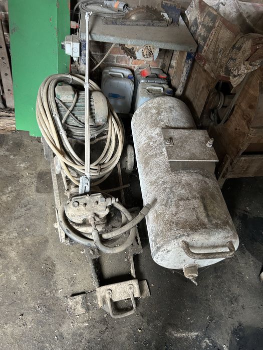 Do bielenia wapnem zbiornik sprezarka