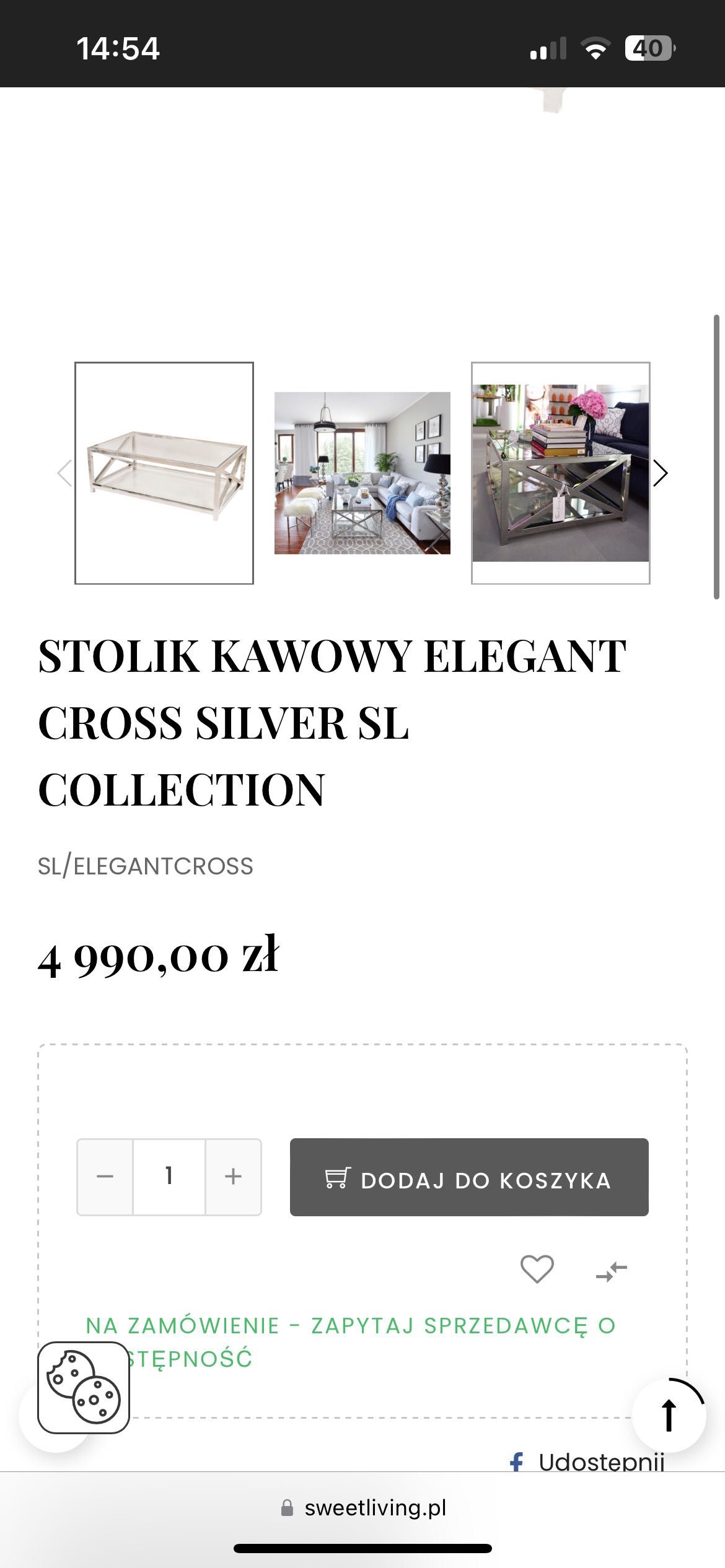 Stolik kawowy SL collection