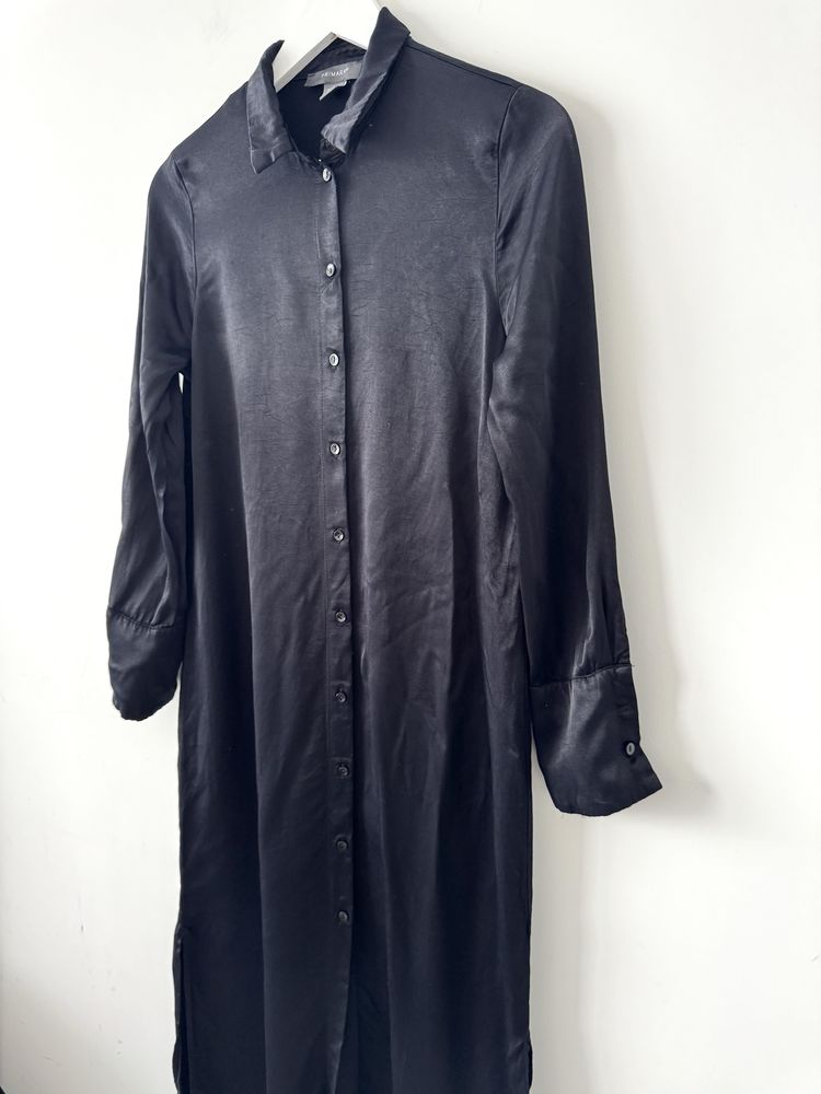 Primark koszulowa sukienka midi Satyna