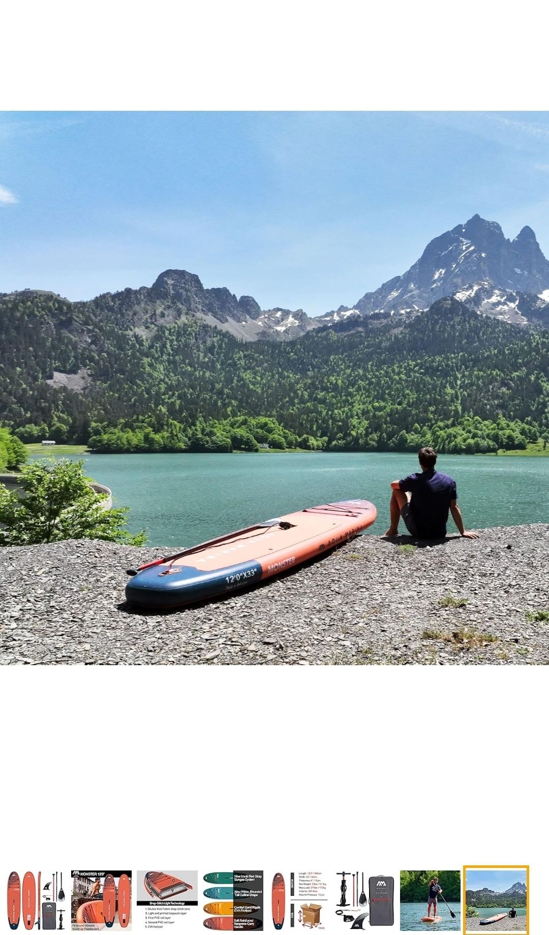 Sup Deska pompowana Aqua Marina Monster 12'0 BT-23MOP  nowe gwarancja