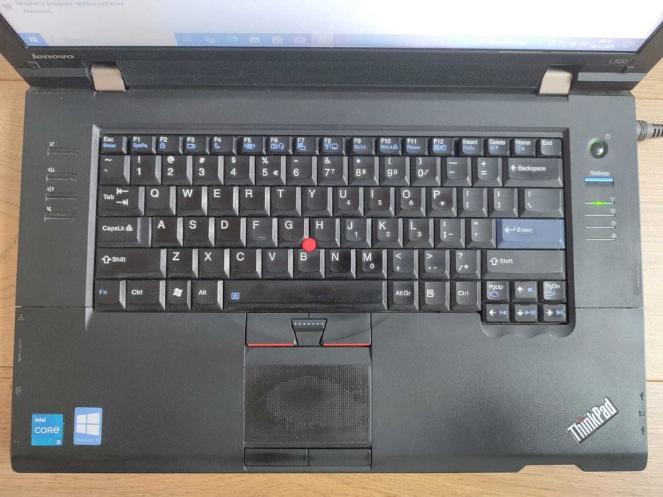 Lenovo ThinkPad L520, Core i5, RAM 8GB, 256 SSD, Win 10, NOWA Bateria!