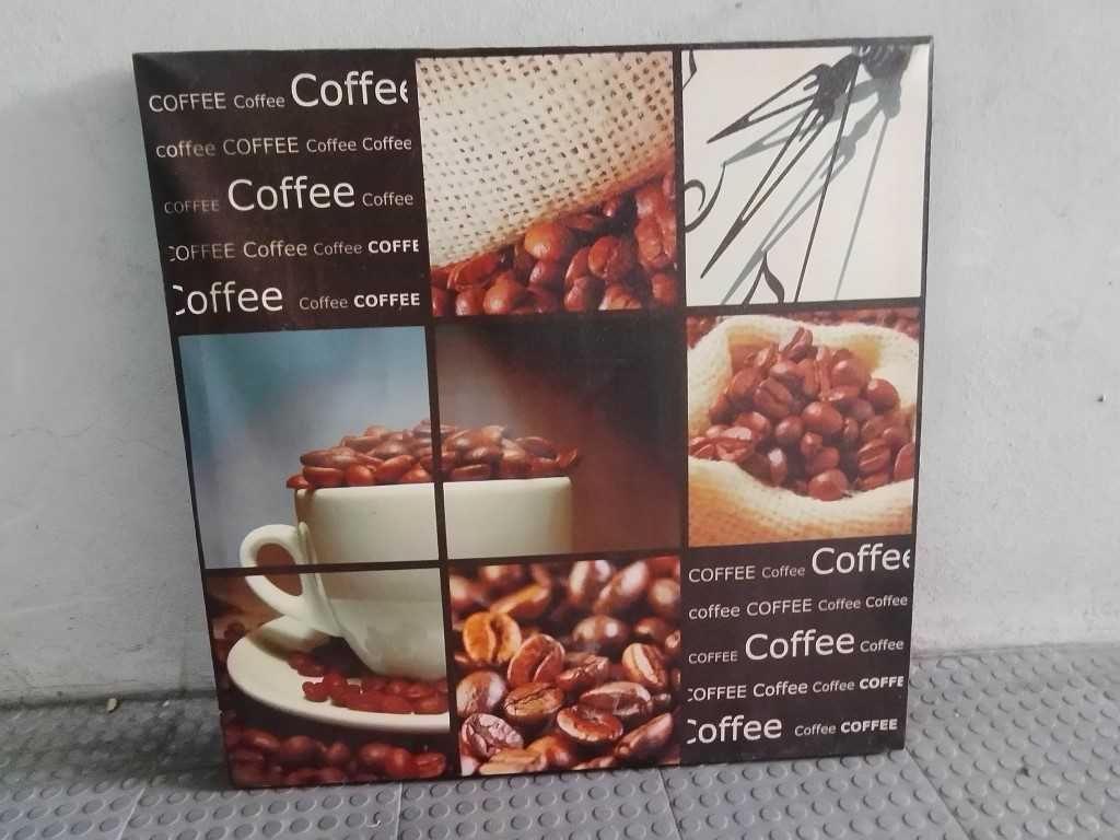 moldura  com várias imagens de cafés