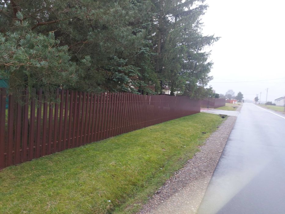 Sztachety Sztachetki Panele Metalowe 11.5cm-12.4cm Producent Transport